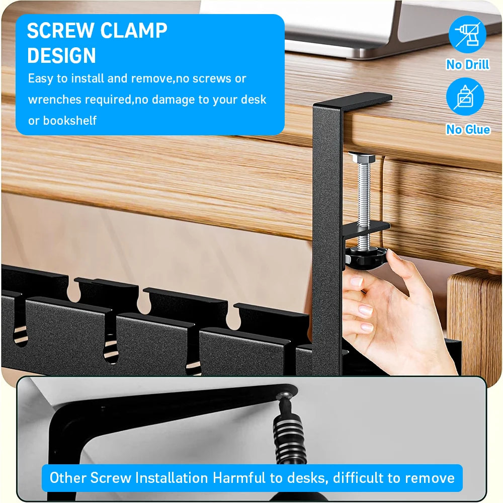 Under-Desk Storage Shelf